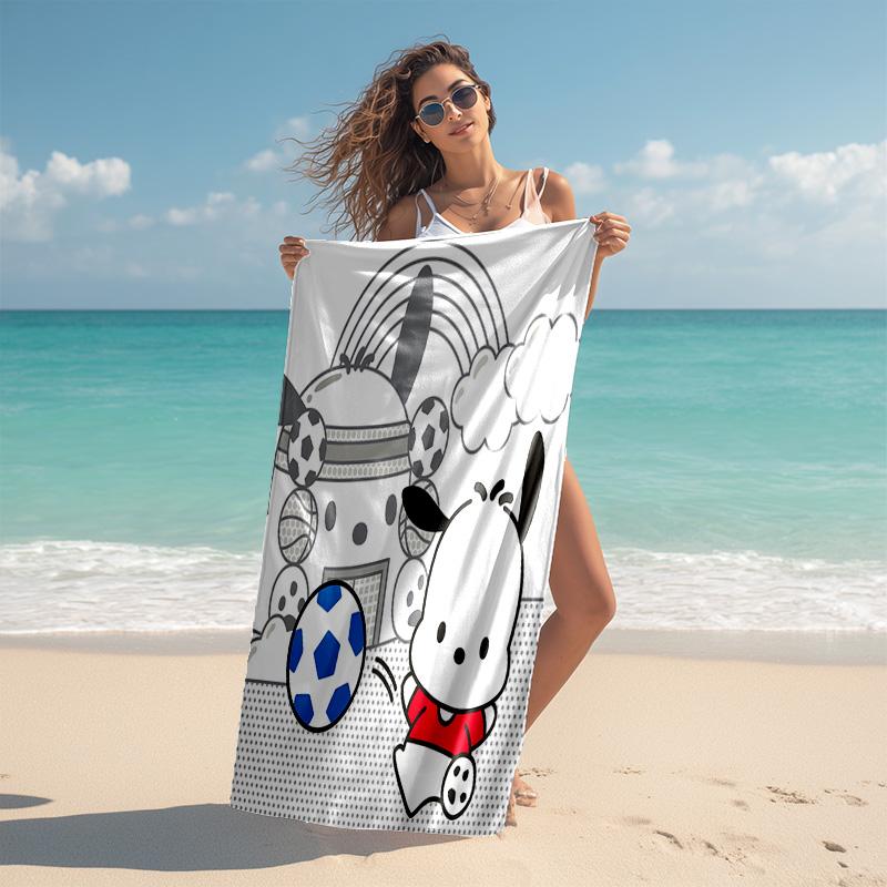 1pc Soccer Fun Friends Cartoon Quick Dry Microfiber Bath Towel for Swimming Surfing Camping Unisex Holiday. SJT7201183