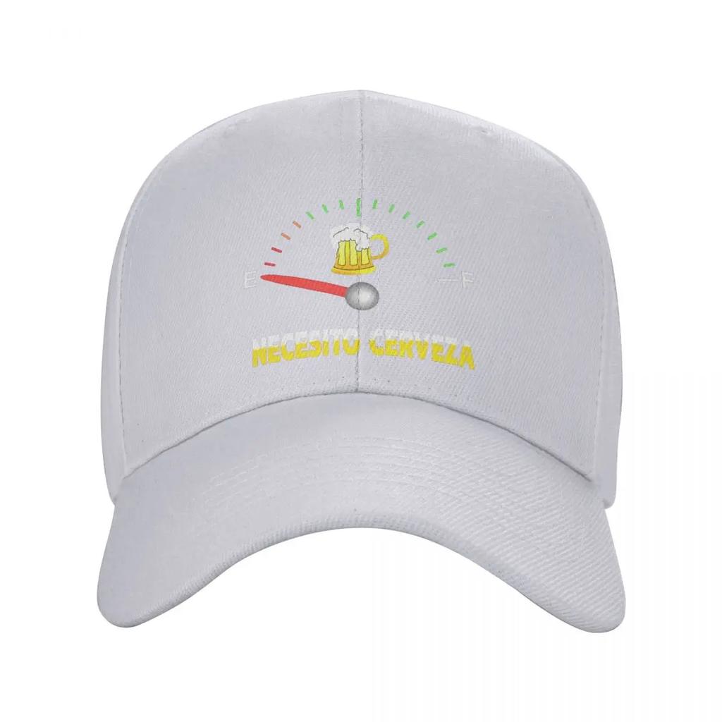 Personalized Necesito Cerveza I Need Beer Baseball Cap Women Unisex Adjustable Dad Hat Streetwear Snapback Caps