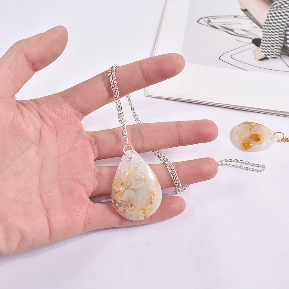 Waterdrop Oval Shape Resin Jewelry Mold with Hanging Hole Epoxy Resin Mold  Jewelry Making