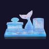 Crystal Epoxy Mold Mer-maid Fish Tail Set Fondant Baking Tool Gypsum Resin Candle Soap Clay Cake Decoration Mold
