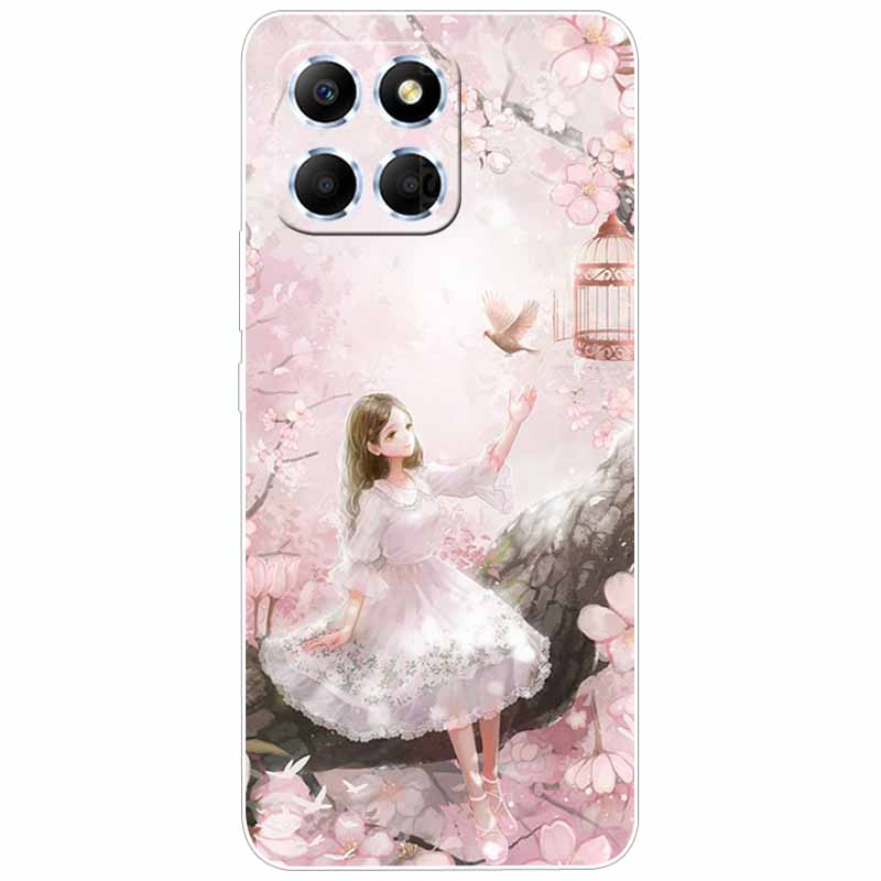 Soft Case For Honor X6 2022 Covers Para Silicon Print Marble TPU Clear Phone Coque for Huawei Honor X6 4G Transparent Bumper X 6