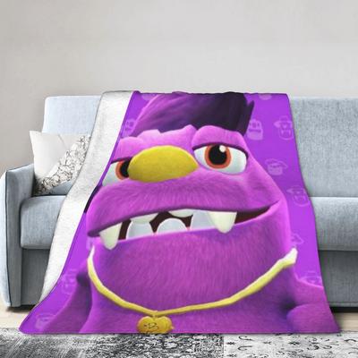 Coperta Bugsnax Y2K in Pile Ultra-Morbido Coperta Accogliente Lavabile in Lavatrice
