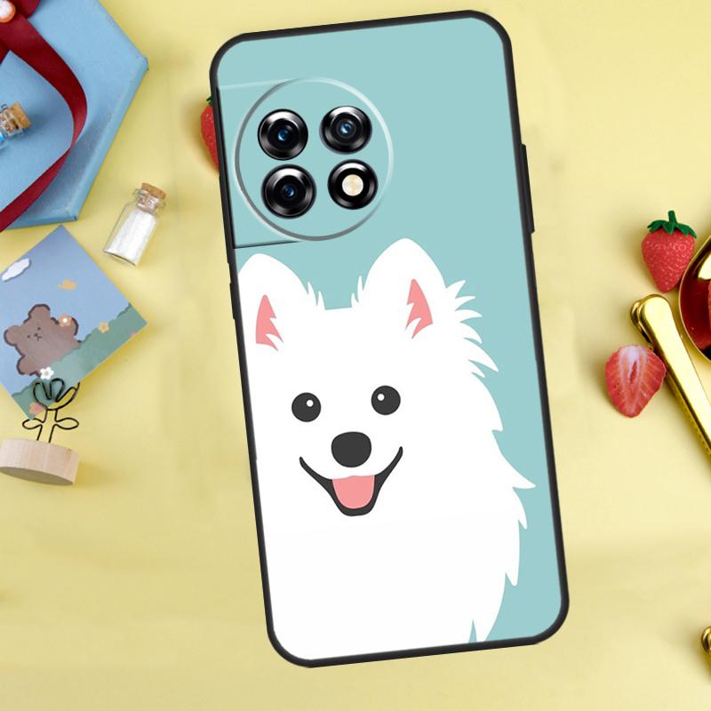 

Japanese Spitz Dog Case For OnePlus 13T 13R 12 12R 15 13 11 10 10T 8T Nord 5 CE 2 3 4 Lite Nord N20 N30 Cover OnePlus Nord CE3Lite