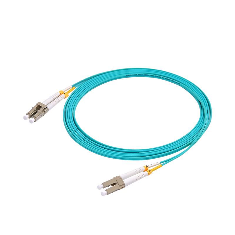 Low-Smoke Halogen-Free 10G Dual-Core LC-LC Fiber Optic Patch Cord-Pigtail