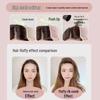 Curved Massage Comb with Fluffy Rollers for Long Hair
