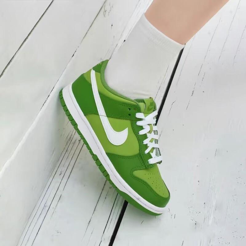 Nike Dunk Low GS Chlorophyll Kids Sneakers Green Dark-Chlorophyll White DH9765-301
