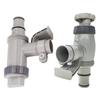 Plunger Valves with Holder Bracket Pool Hose Adapter for Filter Pump Maintenance Easy Water Control User Friendly Design
