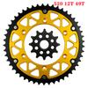 12T 45T-52T 520 Chain Motorcycle Front & Rear Sprocket For SUZUKI RM125 RMZ250 RM-Z 250 RM 125 Y N P R S T V W X K1 K2 K3 K4 K5