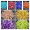 100/40Pcs 6/8mm Transparent Symphony Round Acrylic Beads Hand Beaded for Diy Material Handmade Accessories