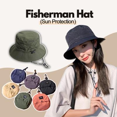 Mode Packbarer Fischerhut Herren Damen UV-Schutz Wasserdicht Bucket Sonnenhut Outdoor Camping Bergsteigen Kappen