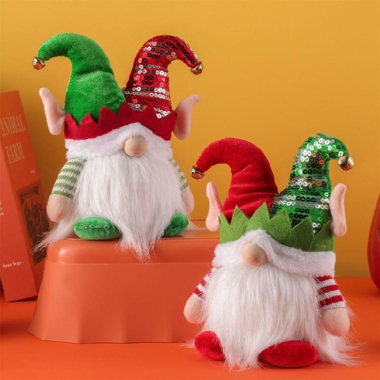 Christmas Gnomes Plush Decorations Glowing Swedish Tomtes Ornament for Holiday