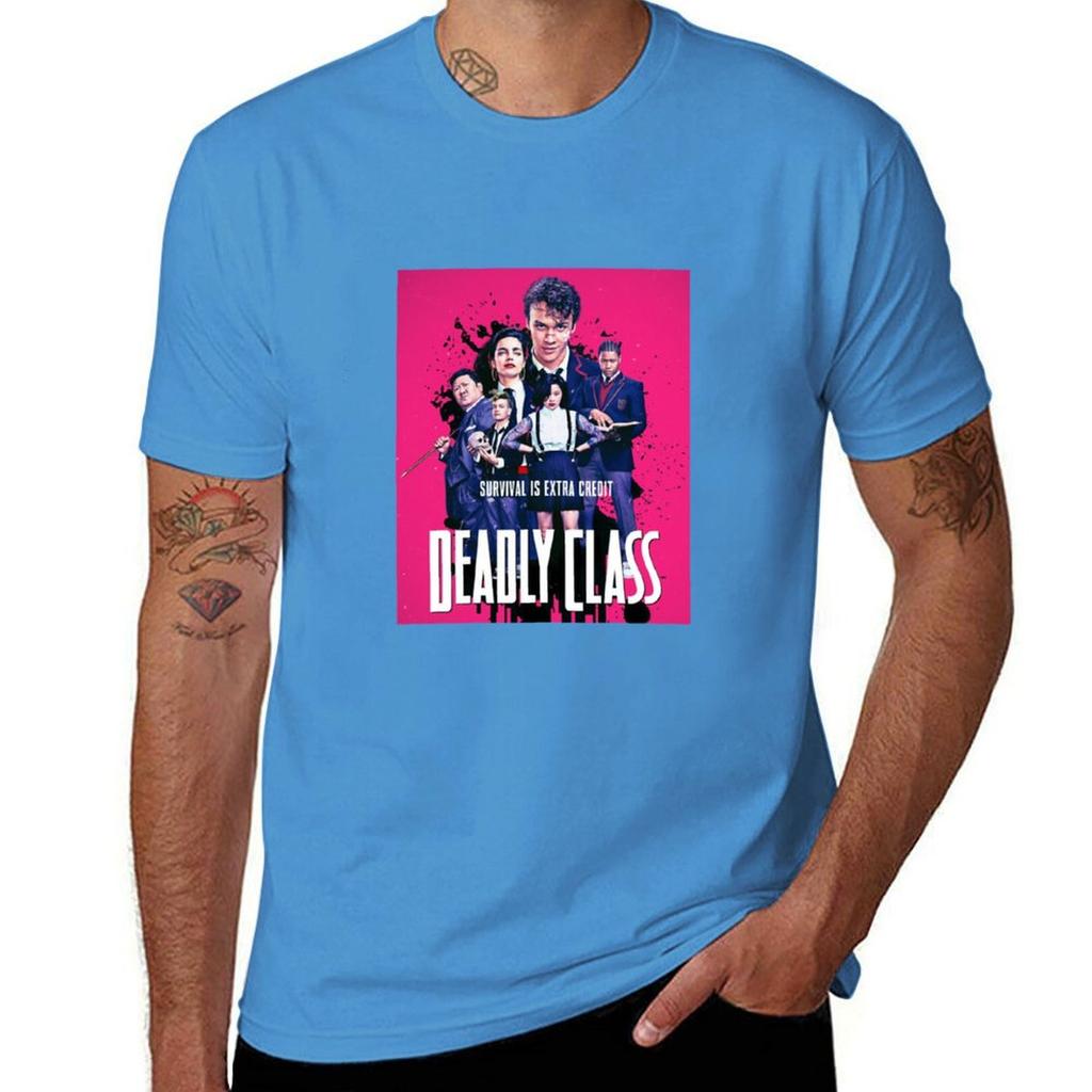 Deadly Class T-Shirt T-Shirt Oversizeds Anime Vintage Mens Tall T Shirts