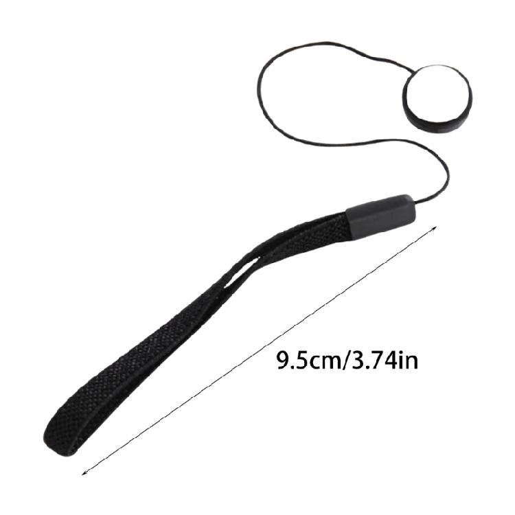 Elastic Camera Lens Cover Leash With Silicone Mount Doubled As A Convenient Wrist Strap