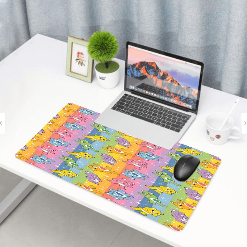 Care Bears Print Mouse Pad, Anti‑Slip Desktop keyboard Mat, for PC Laptop Gaming Working Daily Use, Cool Festival Surprise Gift
