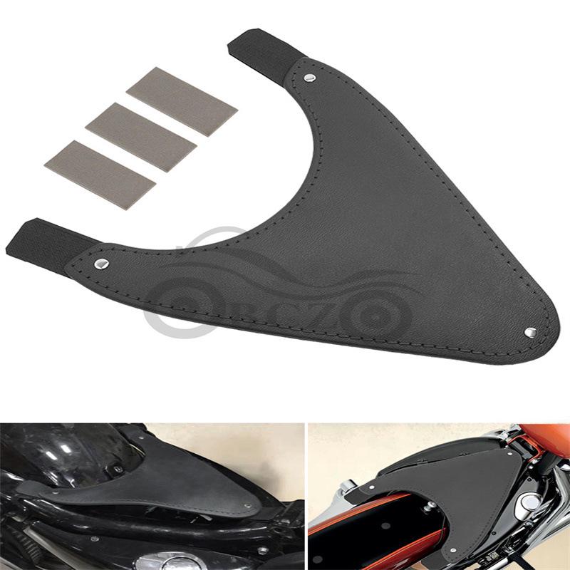 Universal Motorcycle Leather Seat Cushion and Cover Seat Bag Leather Line Cover