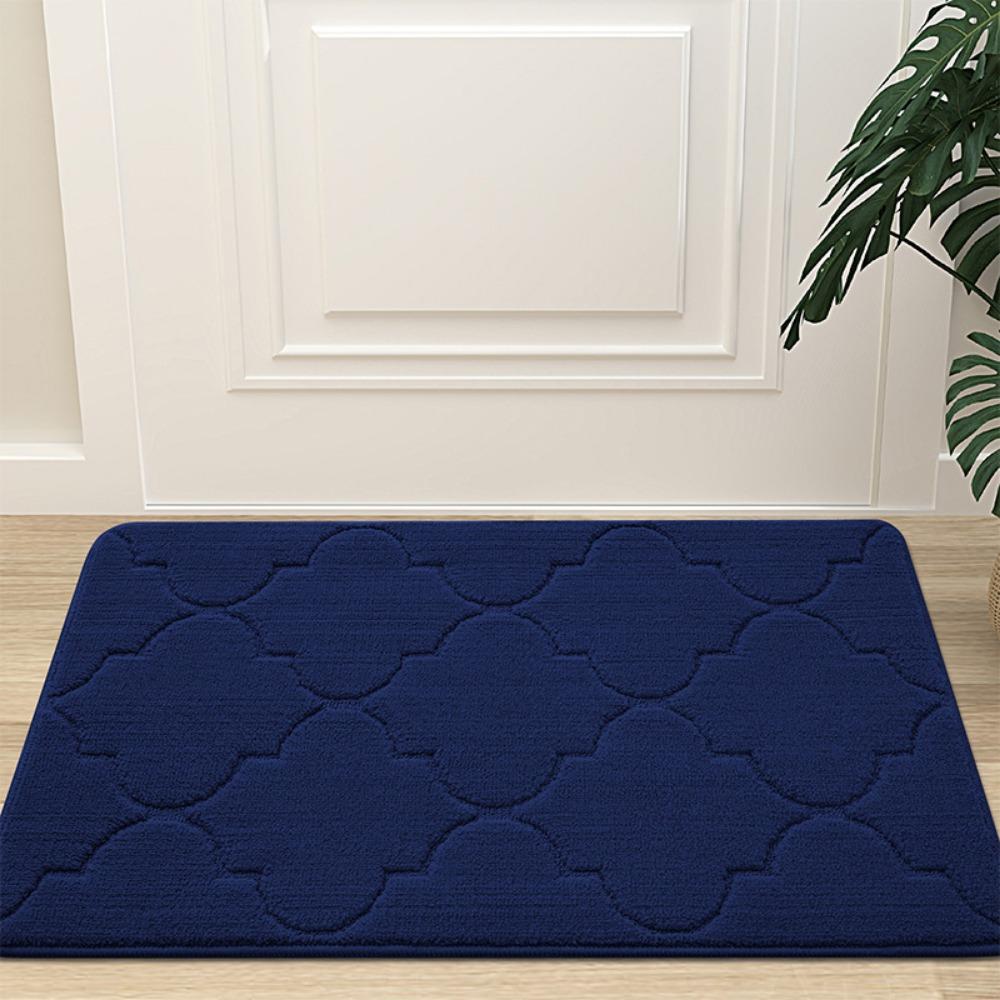 Irregular Emboss Bathroom Cashmere Thickening Mat Bath Non-slip Carpets In Wash Basin Bathtub Side Floor Rug Shower Room Doormat Memory Foam 3D Pad