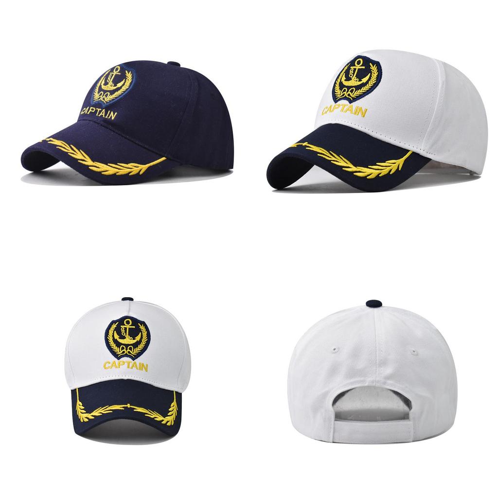 Boat Anchor Embroidery Baseball Cap With Adjustable Fit For Maritime Enthusiasts