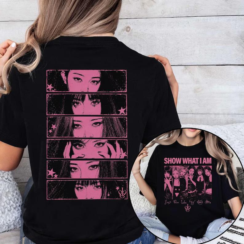 2026 Summer Hot Sale Ive World TourT Shirt Unisex Y2K Gothic Streetwear Oversized T-shirt Harajuku Hip Hop Punk T-shirt