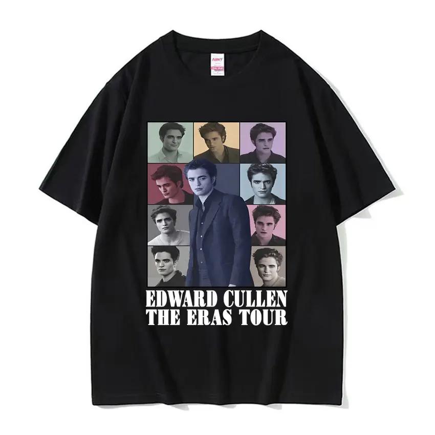 Maglietta Divertente Meme Hot Twilight Eggward Parodia di Edward Cullen Maglietta Humor Unisex Donna Casual Maglietta a Maniche Corte 100% Cotone Top