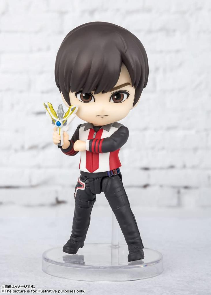 TAMASHII NATIONS Figuarts Mini Ultraman Trigger Manaka Approximately PVC ABS Painted Action Figure Kengo, 90mm, &