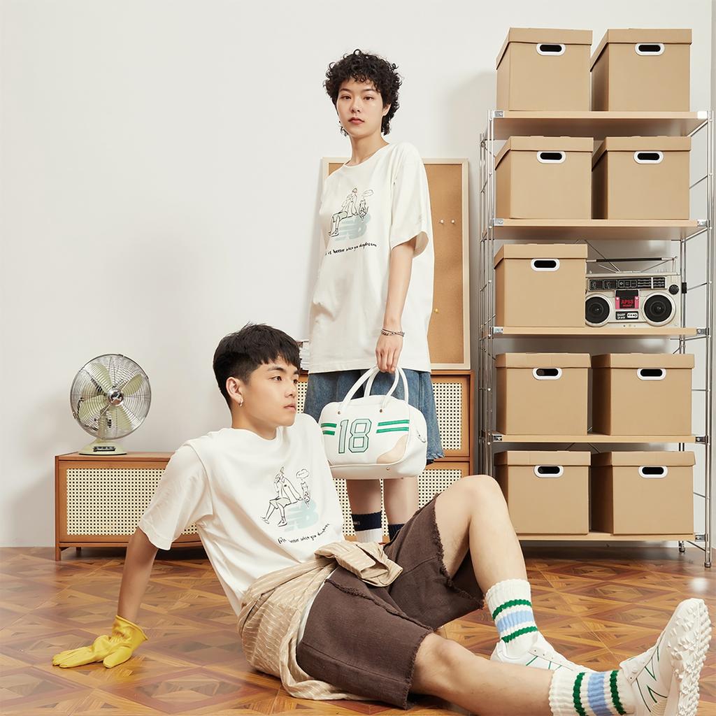 New Balance X PK Graphic Tee Asia Sizing 'White Blue' Unisex 5ED26011-IV