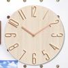 Wall Clock Non-Ticking Analog Clock Easy To Read Wall Clock Silent Modern School Analog Clock For Home Over Fireplace Decoration