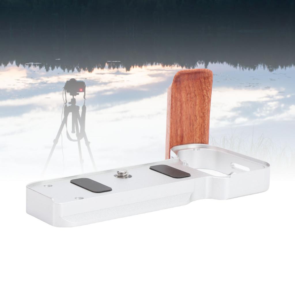 Handgrip L Shape Grip Fit for A7C2 A7CR Camera Built In Quick Release Plate Wooden Hand Grip L Bracket