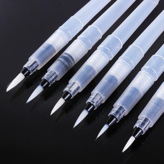 Pen Smooth Stronger Bristles Larger Water Capacity Powdered Pigment Watercolor Pen for Drawing