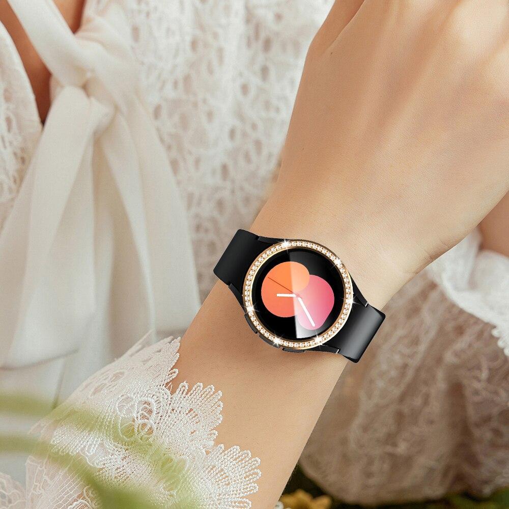 Diamond Bezel for Samsung Galaxy Watch 6 Classic 47mm 43mm Metal Frame Edge Protector Protective Case for Samsung Galaxy Watch 6