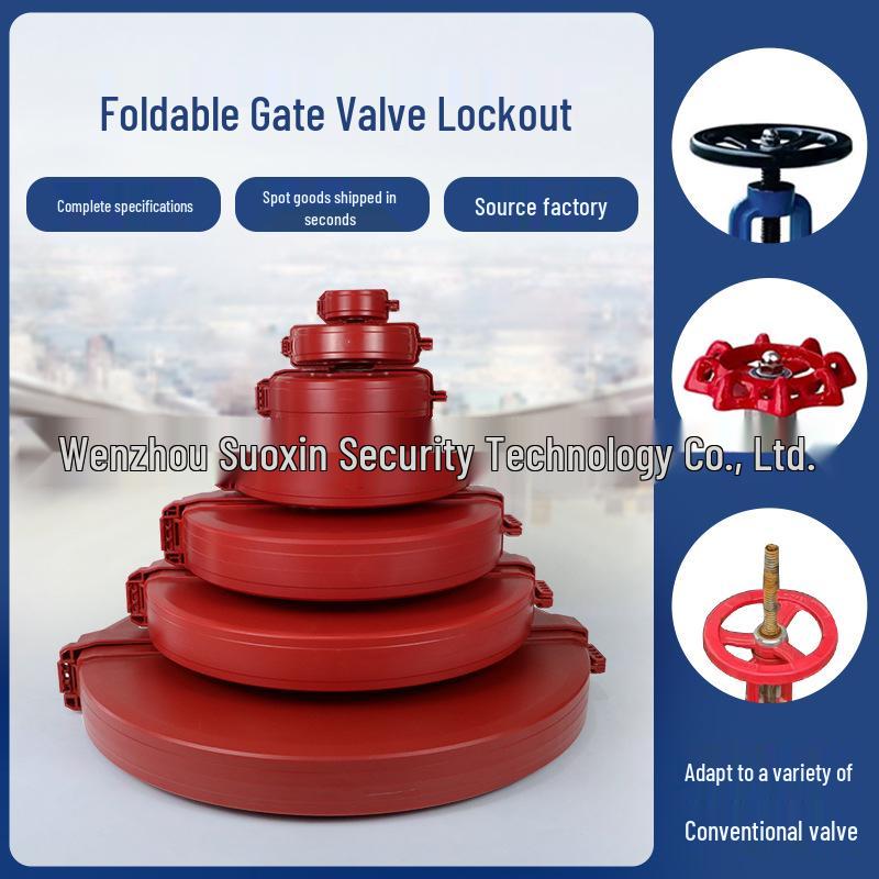 Standard Safety Lockout: Gate Valve Lock for Fire, Water, and Gas Pipelines