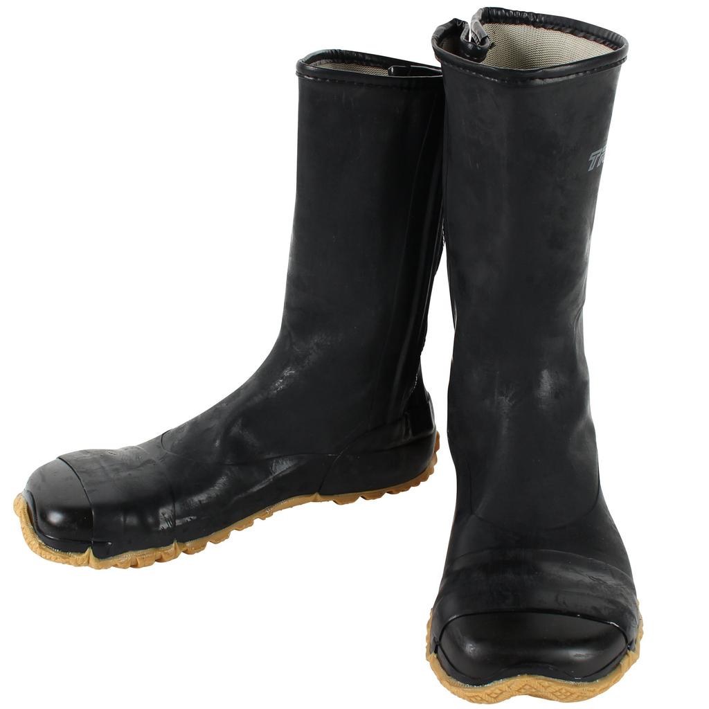 Tractor shoes with toe protection safety rubber waterproof work made in black toe extra large [Marukatsu] crotch, type, tabi, shoes, Japan, (with