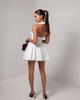 European-American Ruffled Splicing Sexy Lace Backless Mini Dress (2025)
