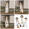 Exquisite Halloween Witch Figurines Cartoon Witch Ghost Ornaments Resin Witch Statue  Desktop