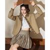 TERRE BLEUE 2025 Spring/Autumn Women's Loose Fit Lapel Cardigan Jacket