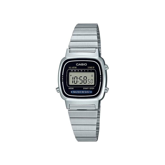 [Casio] Watch Casio Collection LA670WA-1A2JF Women s Silver (Digital)