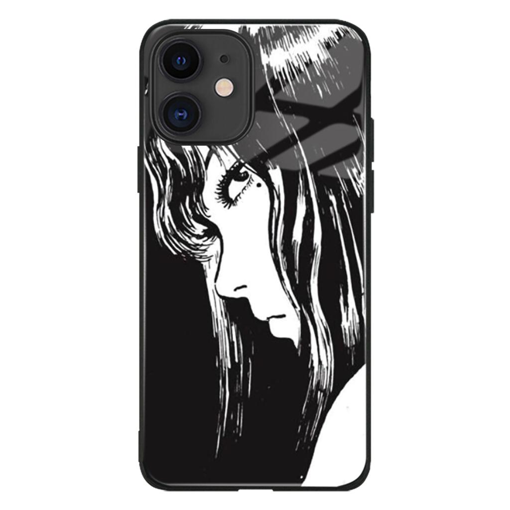 Lesklý skleněný kryt na telefon Junji Ito Tomie Kawakami Anime Manga pro iPhone SE 6s 7 8 Plus X Xr Xs 11 12 13 Mini Pro Max Samsung