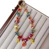 Premium mobile phone chain gold ingot gypsy crystal beaded bracelet mobile phone lanyard short wrist lift chain pendant