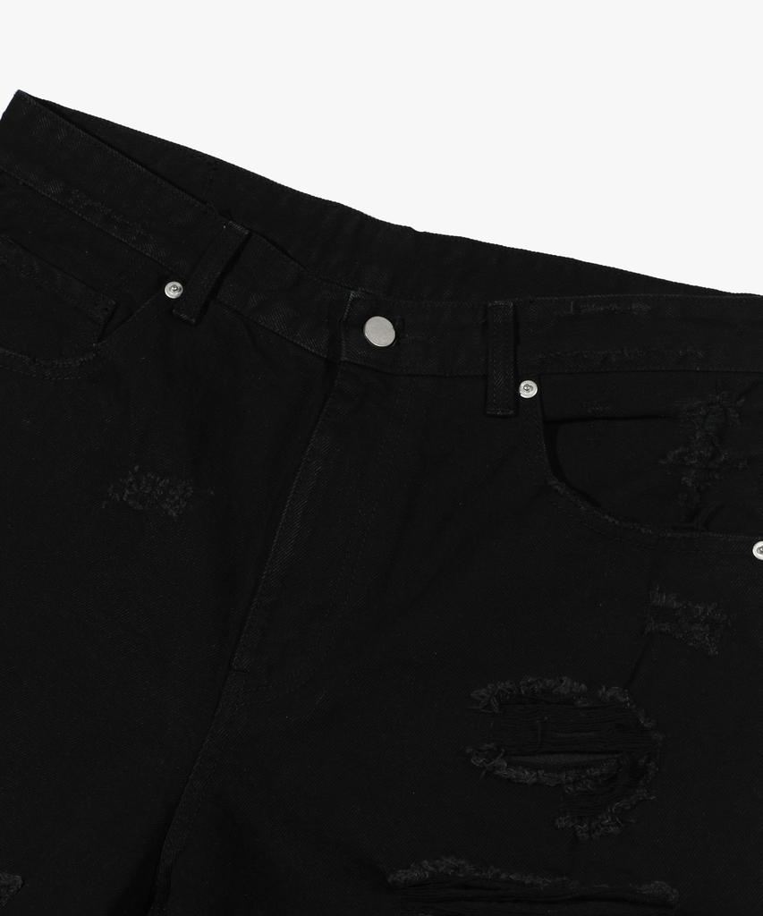 Seleuji Distressed Denim Pants V21 Black
