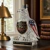 Eagle Whiskey Glass Decanter, 350ml 250th Anniversary Eagle Shaped Glass Bottle for Wine Bourbon, Unique Bar Decor & Gift for Men
