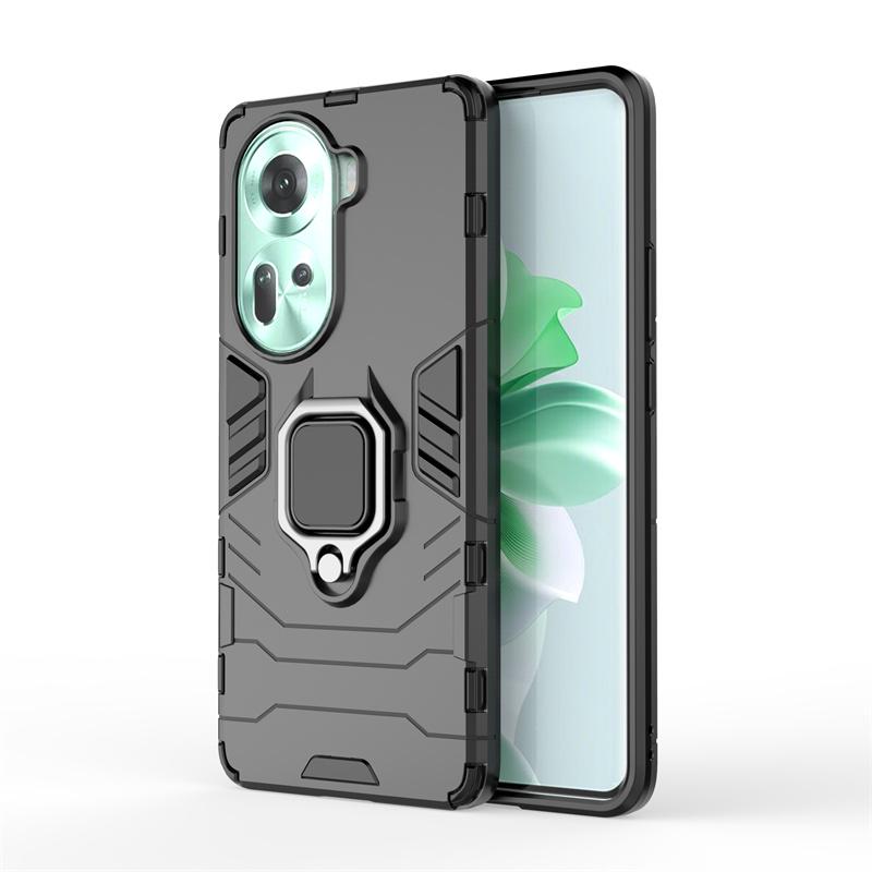 For Oppo Reno 11 5G Case Anti Shock Kickstand Magnet Armor Phone Cases for Oppo Reno11 5G Global CPH2599 6.7" Back Cover Fundas