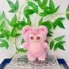 Cute Baby Three Plush Toy Keychain With Soft Short Plush Doll For Kids Gift