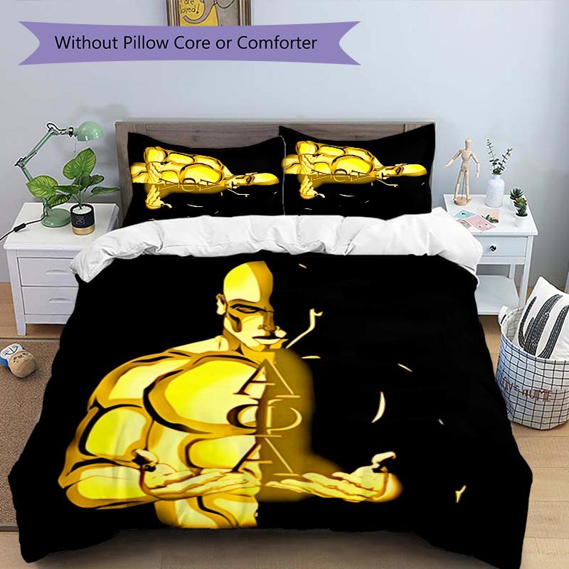 3pcs Alpha Phi Alpha logo pattern bedding set duvet cover set includes duvet cover &pillowcases, perfect all season bedroom decoration & gift