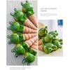 4pcs Frog Watering Globes Self Watering System Spikes Automatic Waterer Irrigation Drippers for Pots Plant Reservoir