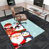 Weihnachten Anime Cartoon Design Stuhlmatte Rutschfester Teppich für Büro, Heimdekoration, Wohnzimmer, Schlafzimmer, Spielzimmer und Studentenwohnheim.R044