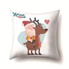 Christmas Gifts Santa Claus Pattern Pillow Polyester Home