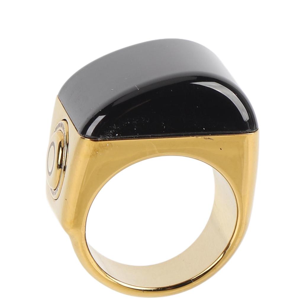 Smart Ring Counter Zinc Alloy Smart Tasbih Ring IP67 Digital Rechargeable Finger Counter Prayer