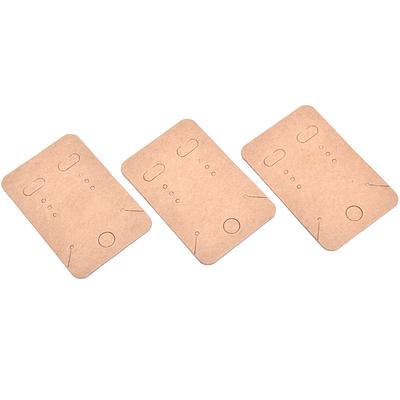 100ks Náušnice Náhrdelník Vystavovací karty Šperky Vystavovací karty Kraft Štítek