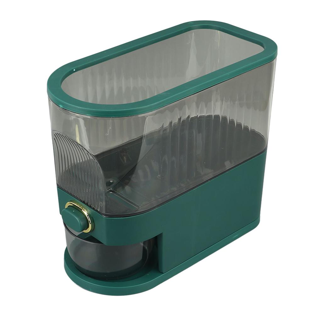 Rice Dispenser PET PP Sealed Grain Bucket Dry Food Storage Container with Measuring Cup for Kitchen