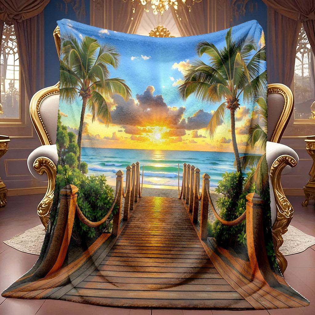 Exotic Bird Couple Ultra Soft Bed Throw Blanket Versatile Home Accent For Coffee Shop Office Gym Dance Studio Lounge