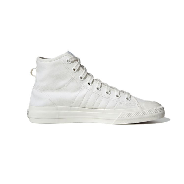 Adidas Nizza High RF Triple White Unisex Sneakers Cloud-White Off-White F34941